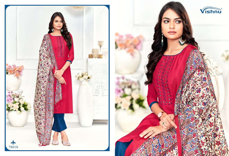 Vishnu Impex  Evanka Vol 9 Silk Fancy Salwar Suit