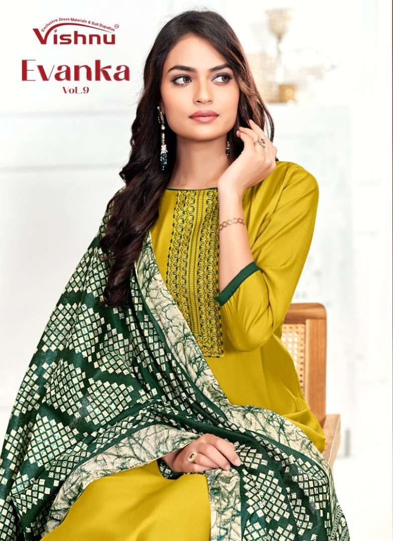 Vishnu Impex  Evanka Vol 9 Silk Fancy Salwar Suit