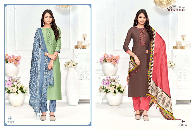 Vishnu Impex  Evanka Vol 9 Silk Fancy Salwar Suit