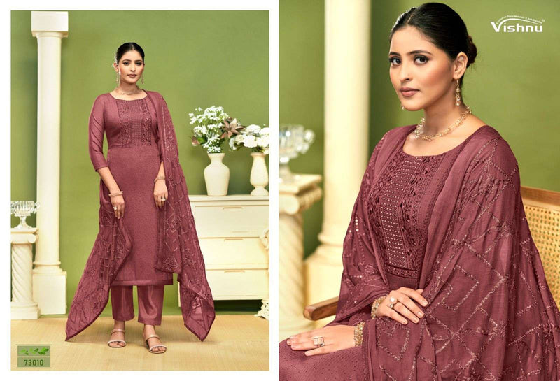 Vishnu Impex Nagina Vol 2 Chinon Silk Fancy Salwar Suit