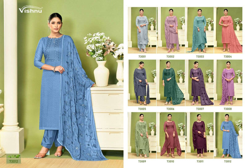 Vishnu Impex Nagina Vol 2 Chinon Silk Fancy Salwar Suit