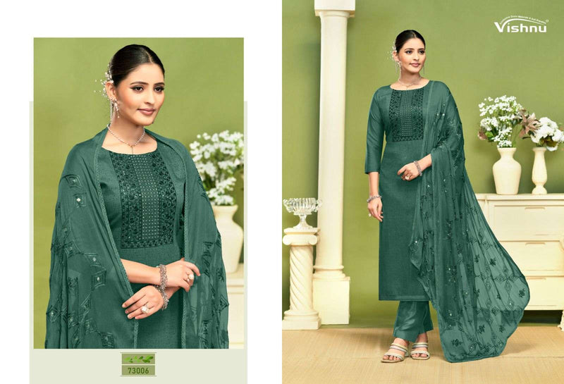 Vishnu Impex Nagina Vol 2 Chinon Silk Fancy Salwar Suit