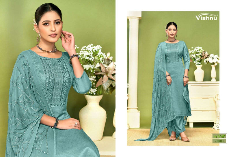 Vishnu Impex Nagina Vol 2 Chinon Silk Fancy Salwar Suit