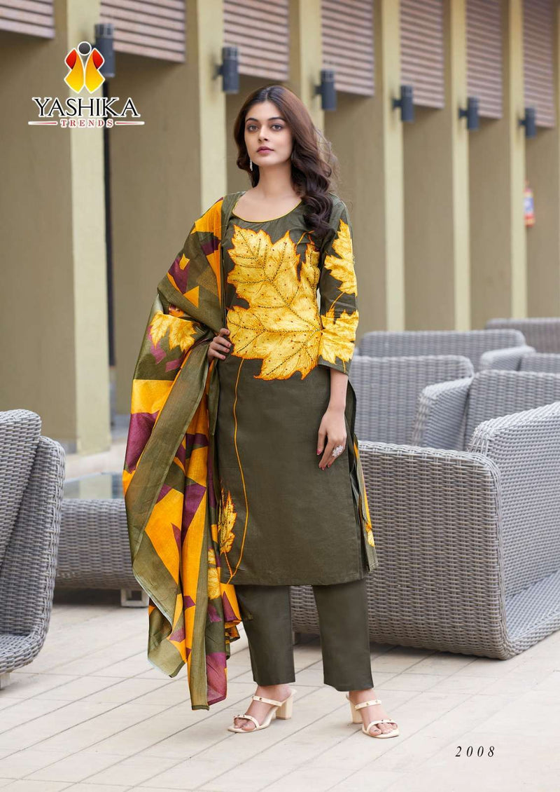 Yashika Trends Dua Vol 2 Heavy Cotton Digital Printed Handwork Salwar Suit