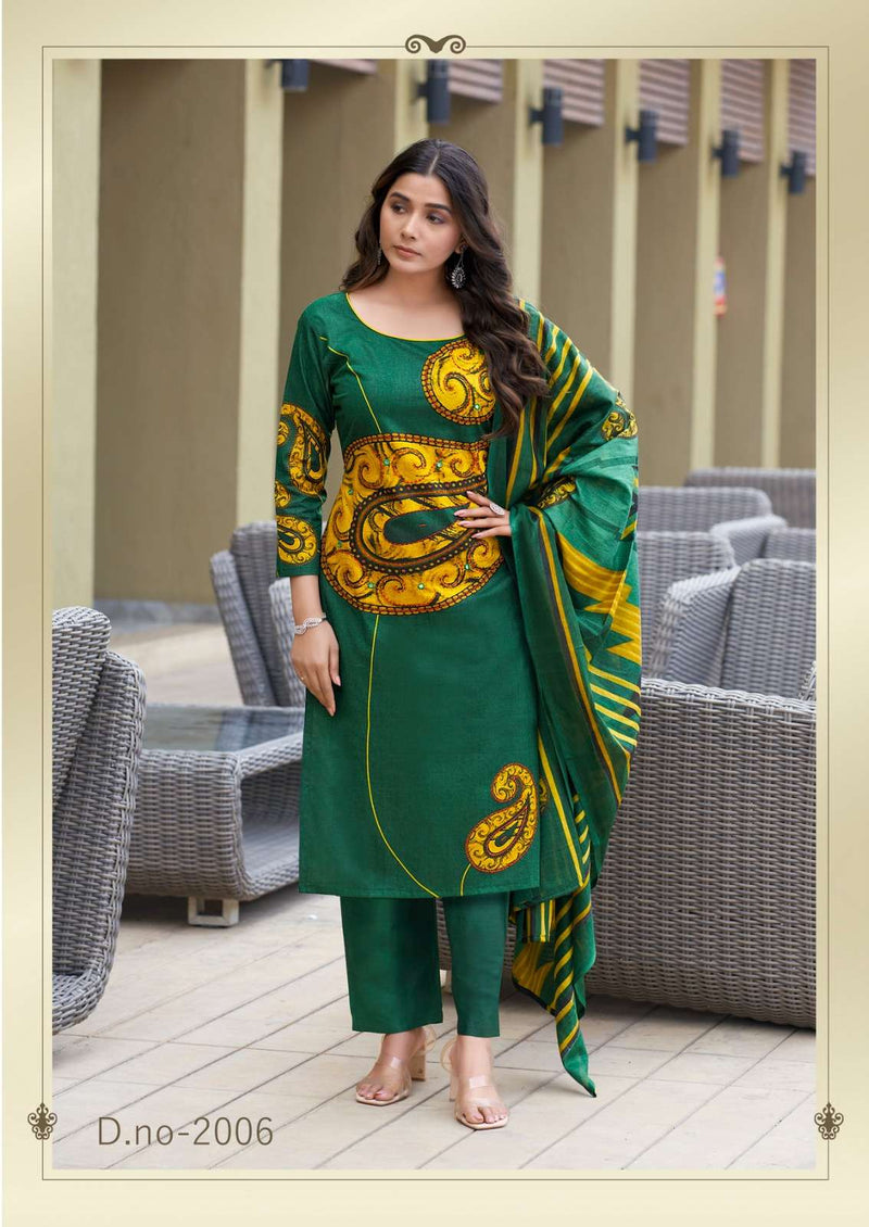 Yashika Trends Dua Vol 2 Heavy Cotton Digital Printed Handwork Salwar Suit