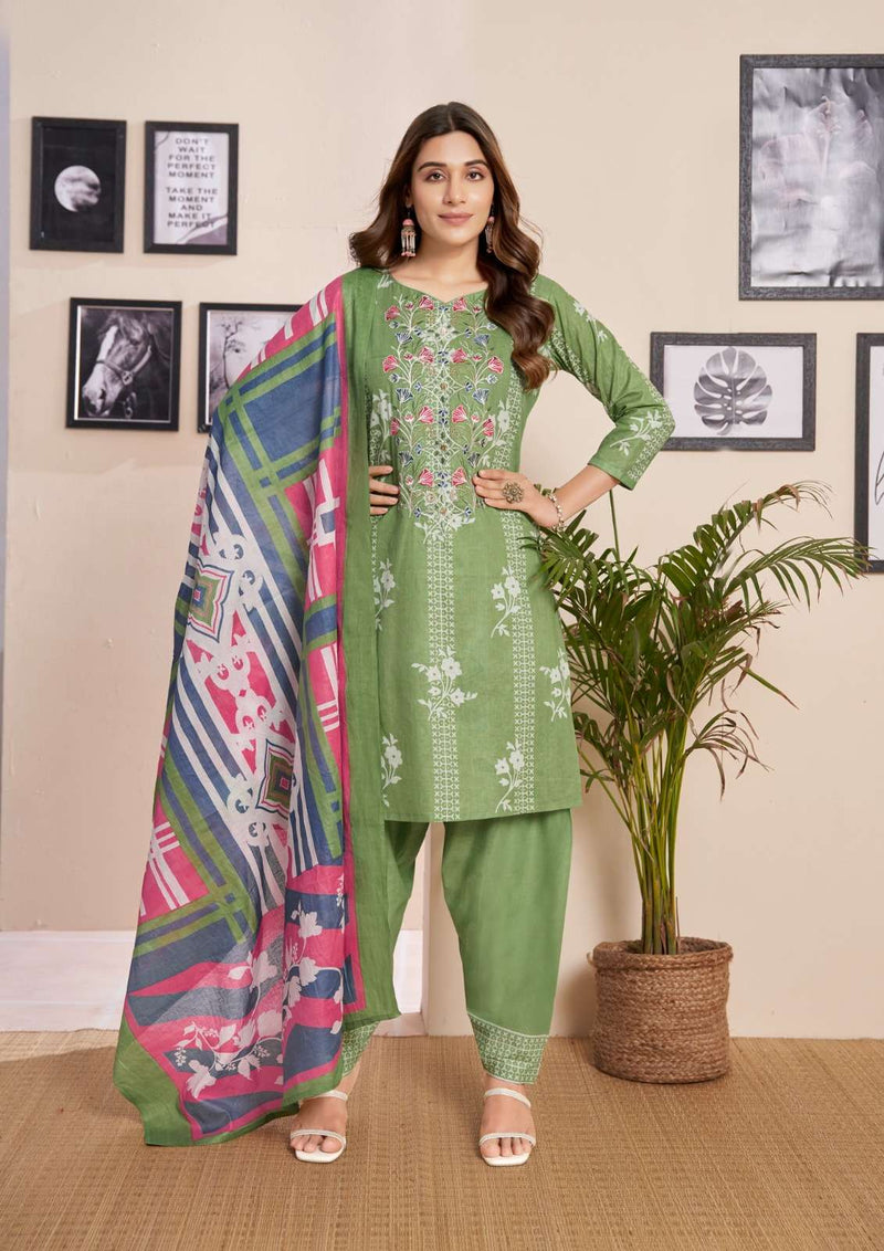 Yashika Trends Simayaa Cotton Printed Stylish Daily Wear Salwar Suit