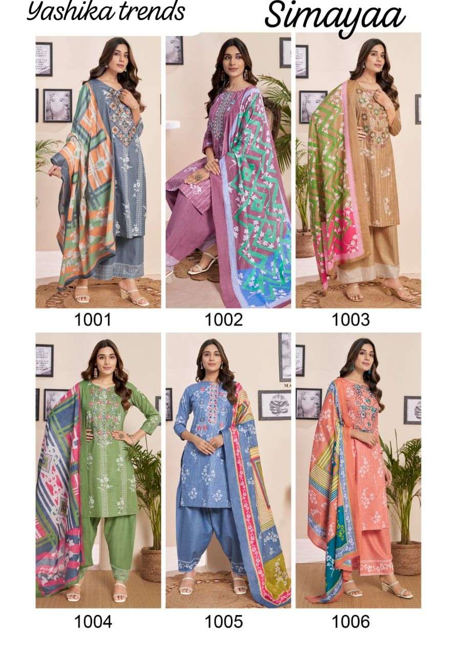 Yashika Trends Simayaa Cotton Printed Stylish Daily Wear Salwar Suit