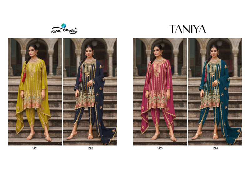 Your Choice Taniya Chinon Designer Wedding Wear Suit Collection