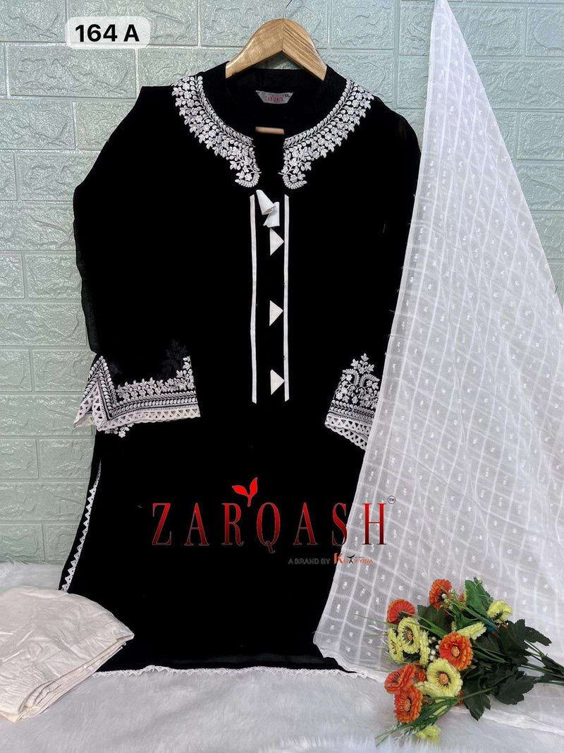 Zarqash Z 164 Georgette Beautiful Designer Pret Kurti Collection