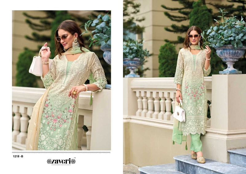 Zaveri Femina Colour Edition Vol 2 Organza Full Stich Designer Pakistani Readymade Suit