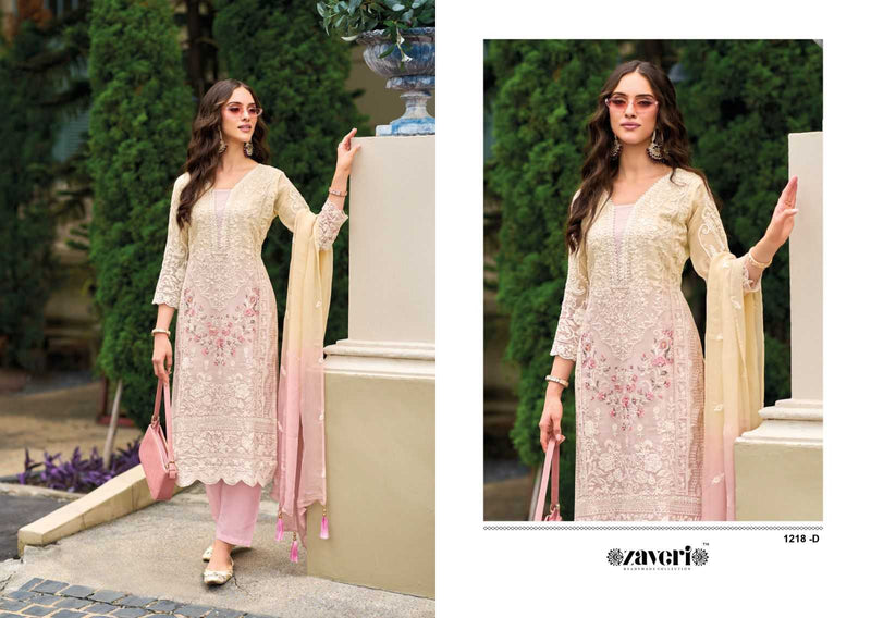 Zaveri Femina Colour Edition Vol 2 Organza Full Stich Designer Pakistani Readymade Suit