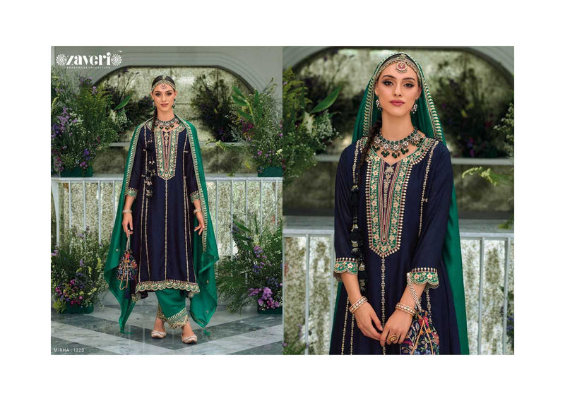 Zaveri Mirha Premium Silk With Emboidery Work Fully Stiched Party Wear Suit