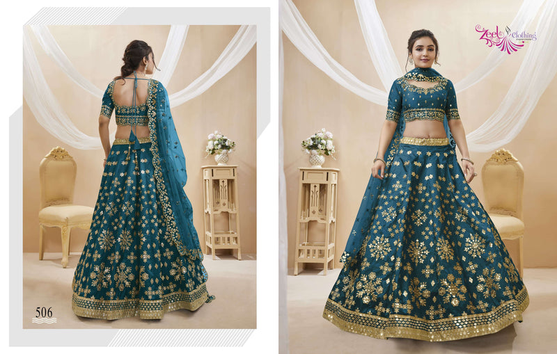 Zeel Clothing Angelic Vol 1 Art Silk Designer Wedding Wear Lehenga Collection