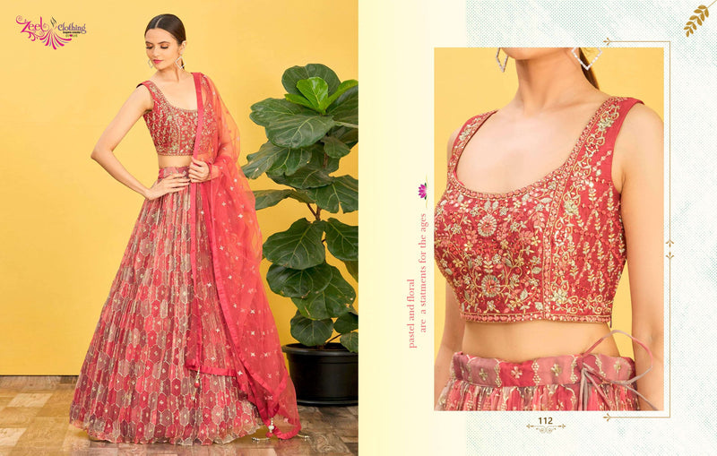 Zeel Clothing Mandakini Vol 2 Organza Designer Party Wear Lehenga Choli