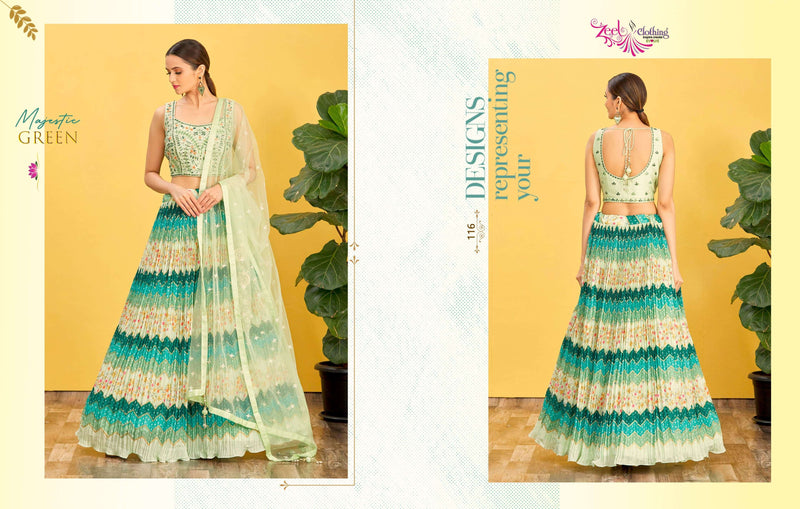 Zeel Clothing Mandakini Vol 2 Organza Designer Party Wear Lehenga Choli