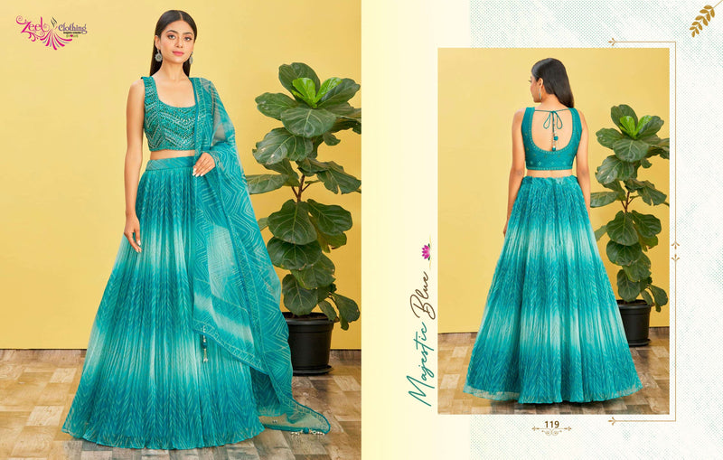 Zeel Clothing Mandakini Vol 2 Organza Designer Party Wear Lehenga Choli