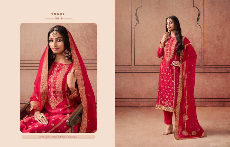 Zisa Aurum Silk Jacquard Wedding Wear Designer Suit