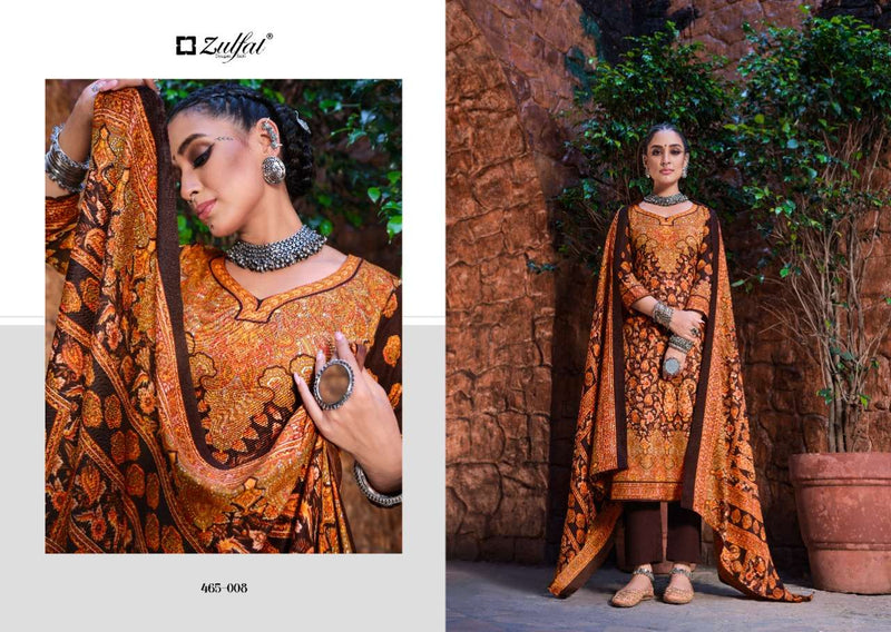 Zulfat Designer Suits Aisha Pashmima Digital Print Daily Wear Collection