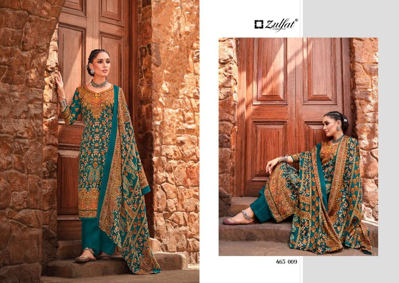 Zulfat Designer Suits Aisha Pashmima Digital Print Daily Wear Collection