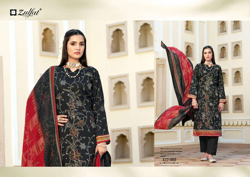 Zulfat Designer Suits Razia Jam Cotton Daily Wear Fancy Suit