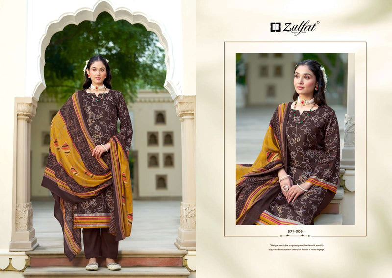 Zulfat Designer Suits Razia Jam Cotton Daily Wear Fancy Suit