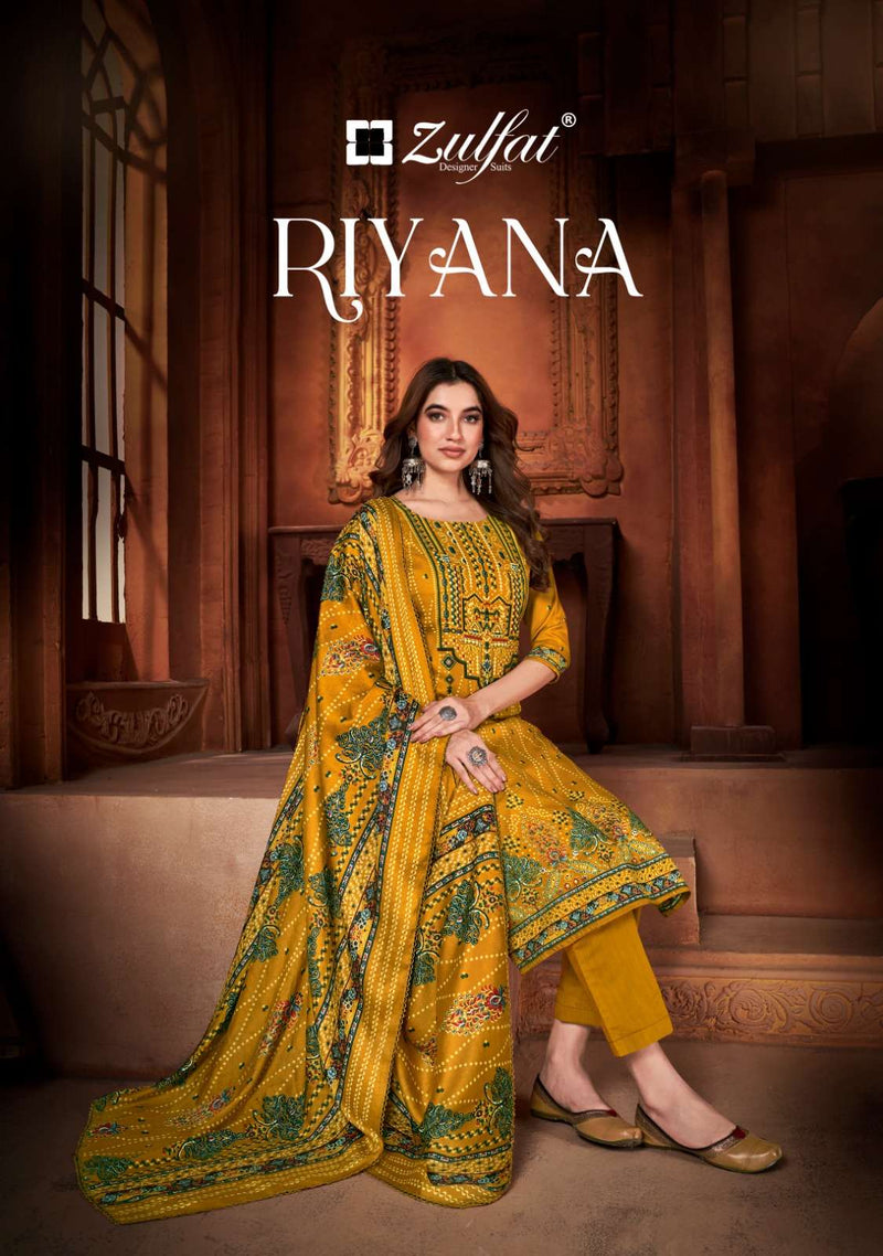 Zulfat Designer Suits Riyana Pashmina Fancy Salwar Suit