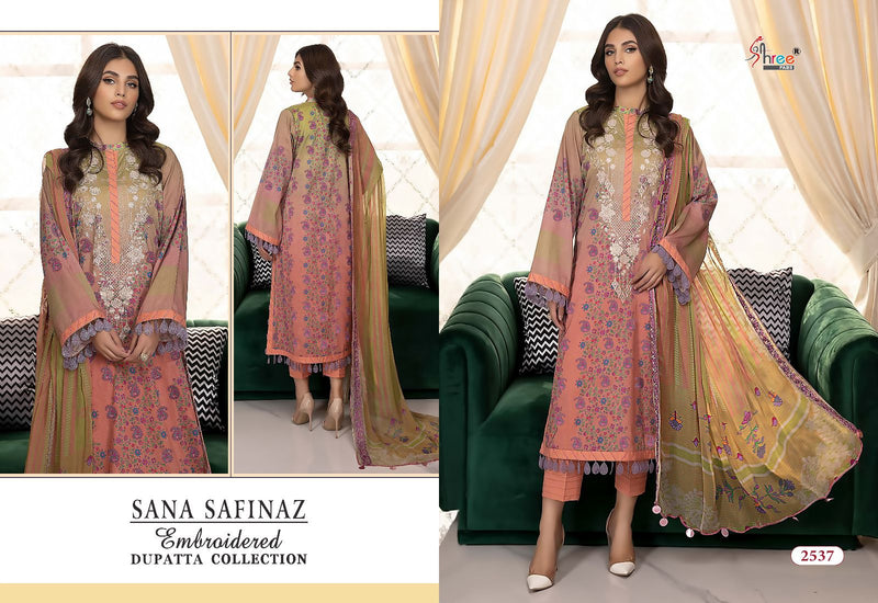 Shree Fabs Sana Safinaz Embroidered Dupatta Collection Pure Cotton Print Self Embroidery Fancy Pakistani Salwar Kameez