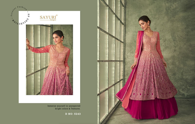 Sayuri Designer Inayat Real Georgette Partywear Designer kurti