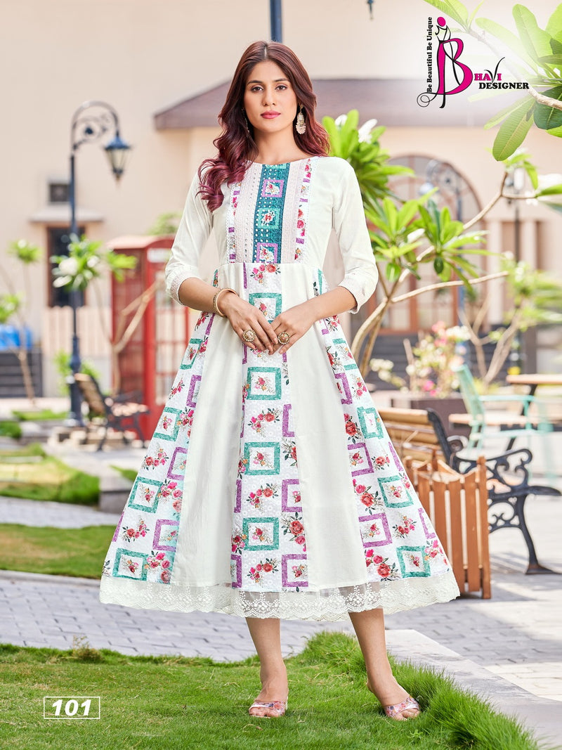 Bhavi Designer Breeze Vol 1 Fancy Designer Partywear kurti