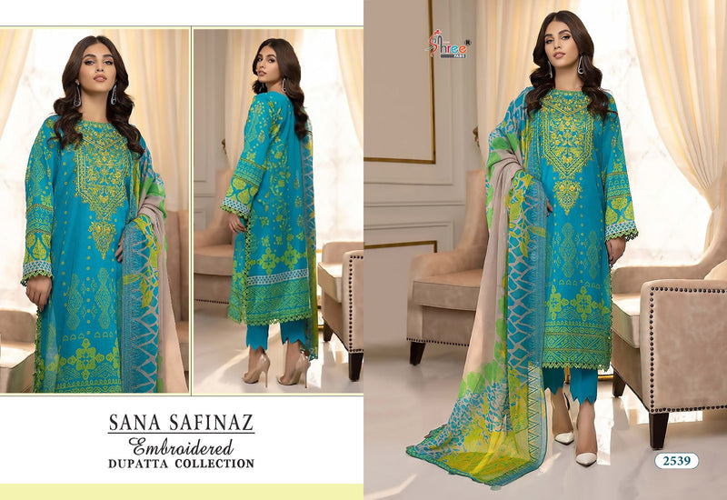 Shree Fabs Sana Safinaz Embroidered Dupatta Collection Pure Cotton Print Self Embroidery Fancy Pakistani Salwar Kameez