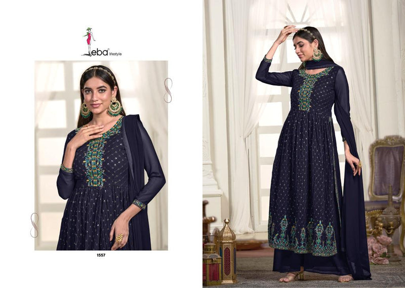 Eba Lisfestyle Liana Georgette With Embroidery Work Partywear Designer Kurti