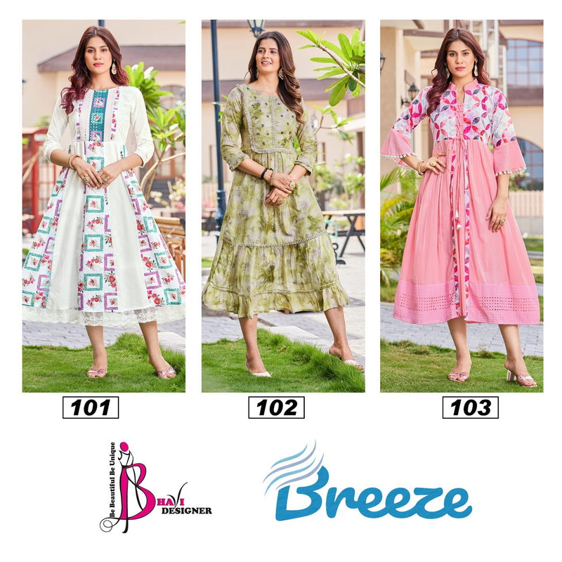 Bhavi Designer Breeze Vol 1 Fancy Designer Partywear kurti