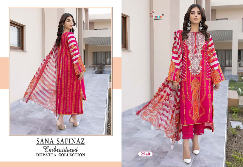 Shree Fabs Sana Safinaz Embroidered Dupatta Collection Pure Cotton Print Self Embroidery Fancy Pakistani Salwar Kameez