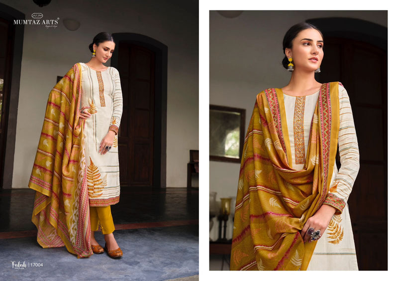 Mumtaz Arts Falak Pure Lawn Cambric Digital Print Embroidery Work Salwar Suit