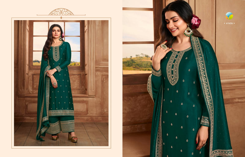 Vinay Fashion Kaseesh Shaheen Vol 3 Hit List Embroidered Silk Georgette Partywear Designer Salwar Suit