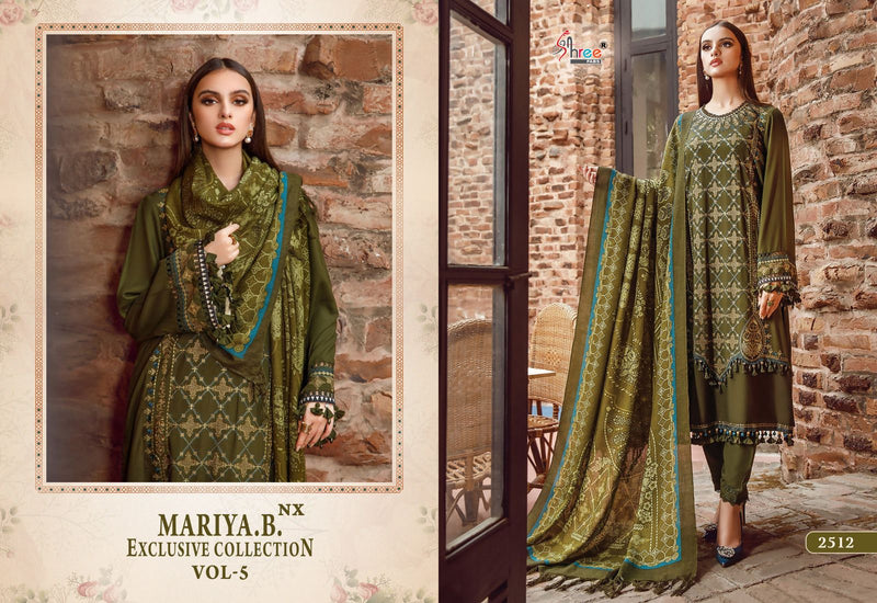 Shree Fabs Maria B Exclusive Collection Vol 5 Nx Pure Rayon Cotton Heavy Kasmiri Self Embroidery Pakistani Salwar Suit