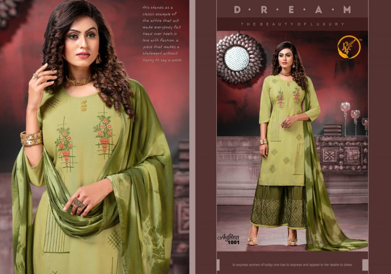 Jlf Presents Aafreen Rayon With Heavy Embroidery Work Stylish Designer Party Wear Fancy Kurti