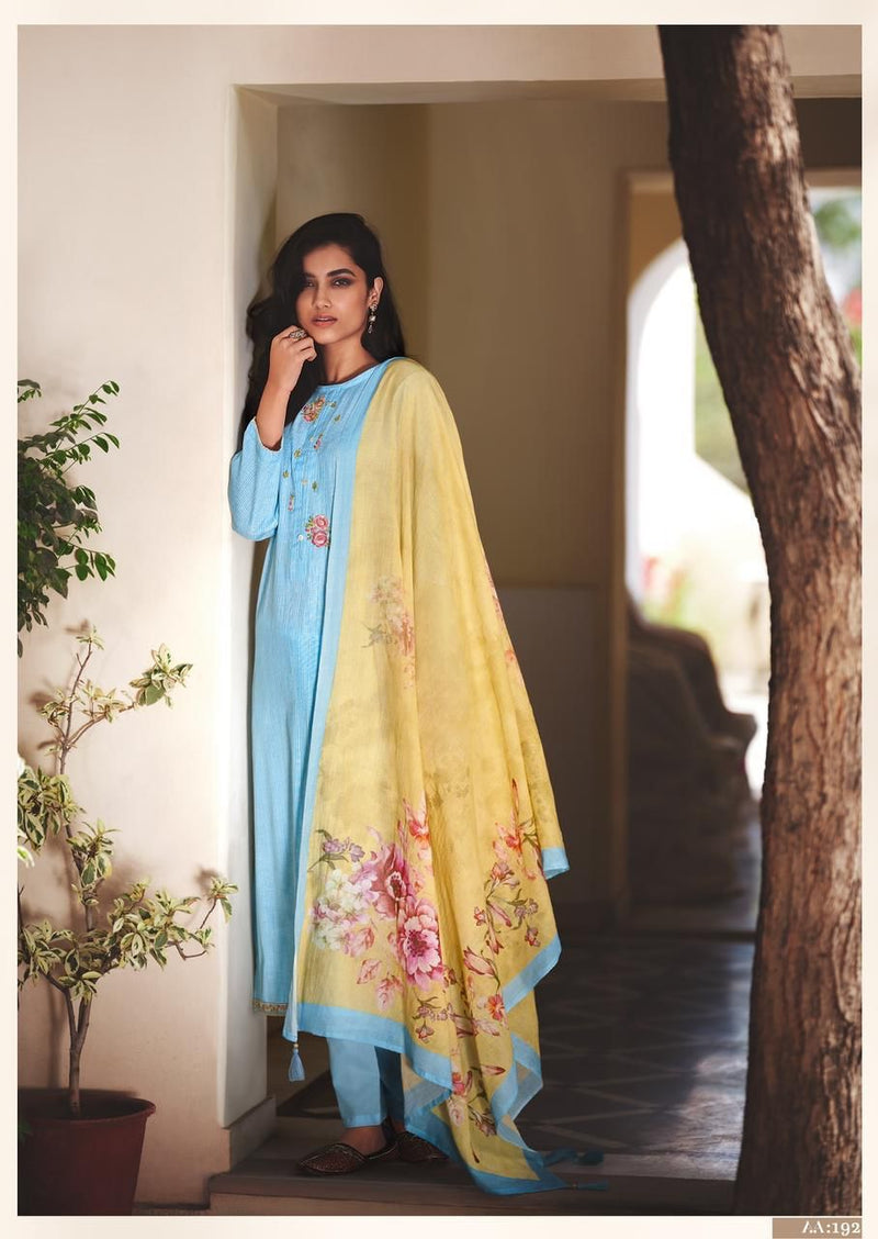 Varsha Ehrum Aarna Cotton Embroidered Designer Party Wear Salwar Suits