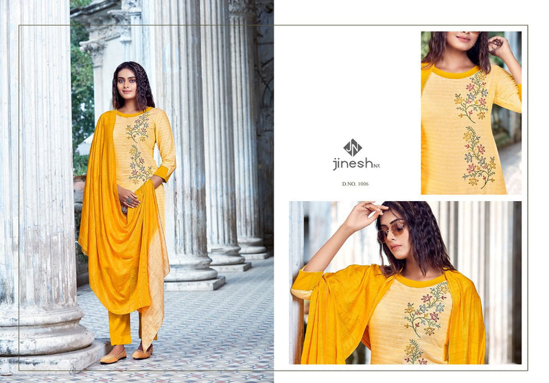 Jinisha Nx Aarvi Vol 1 Stylish Handwork Cotton kurti