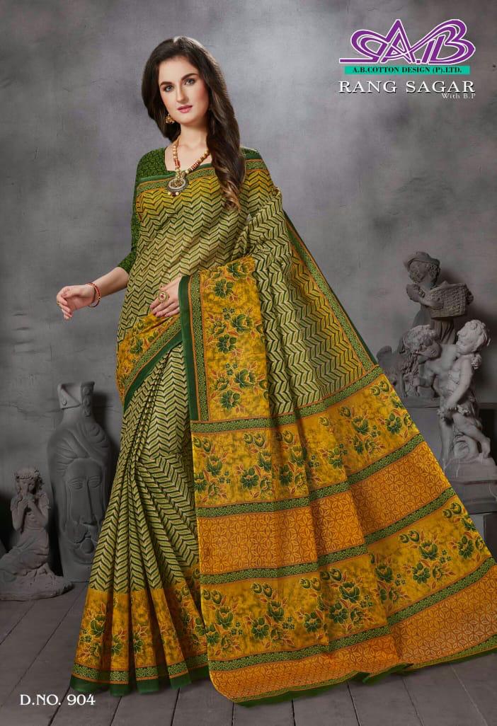 A B Cotton Rang Sagar Mulmul Cotton Quality Fency Saree