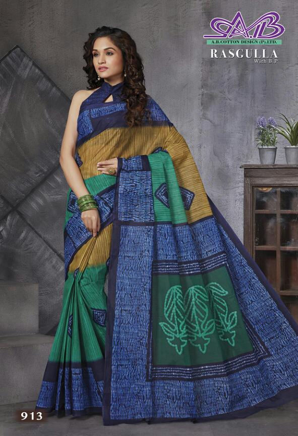 A B Cotton Rasgulla Mulmul Cotton Heavy Quality Fency Designer Saree