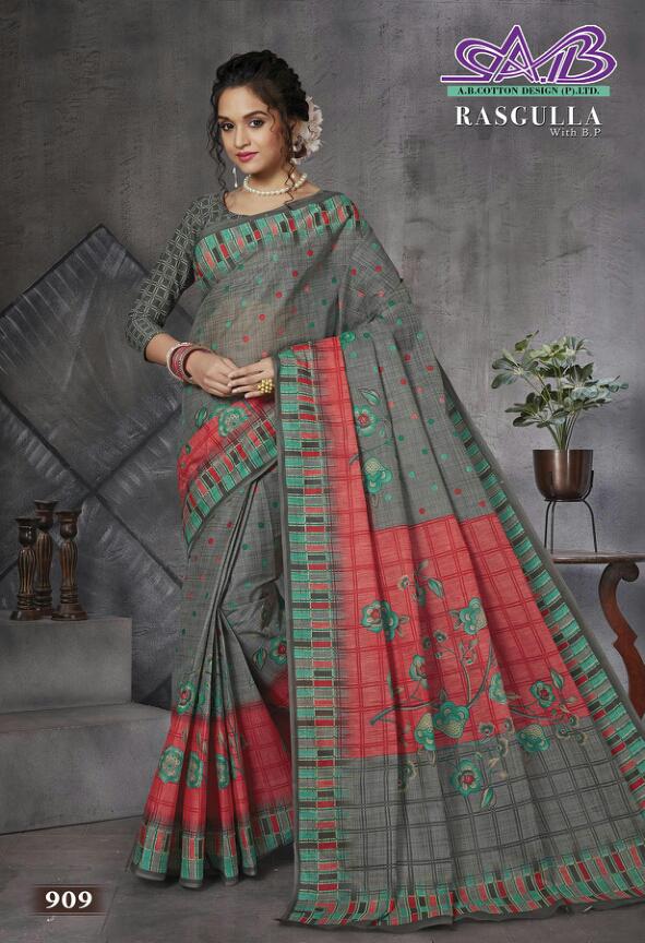 A B Cotton Rasgulla Mulmul Cotton Heavy Quality Fency Designer Saree