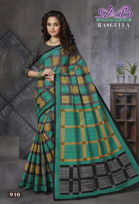 A B Cotton Rasgulla Mulmul Cotton Heavy Quality Fency Designer Saree