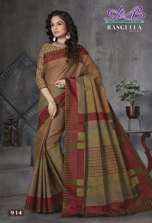 A B Cotton Rasgulla Mulmul Cotton Heavy Quality Fency Designer Saree