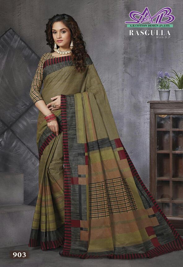 A B Cotton Rasgulla Mulmul Cotton Heavy Quality Fency Designer Saree