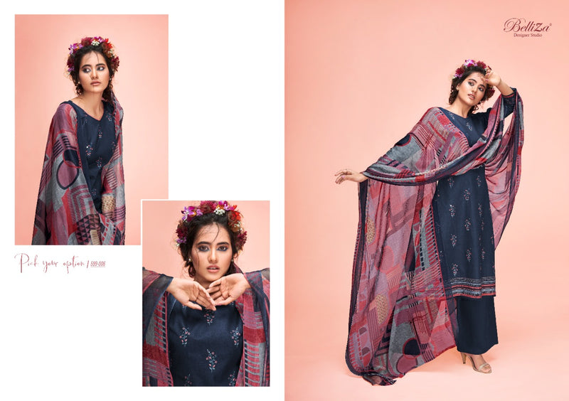 Belliza  Designer Studio Ahalya Cotton Party Wear Suits With Beautiful Digital Prints