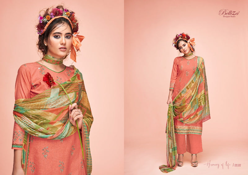 Belliza  Designer Studio Ahalya Cotton Party Wear Suits With Beautiful Digital Prints