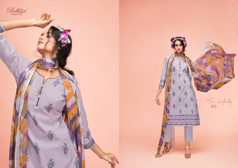 Belliza  Designer Studio Ahalya Cotton Party Wear Suits With Beautiful Digital Prints