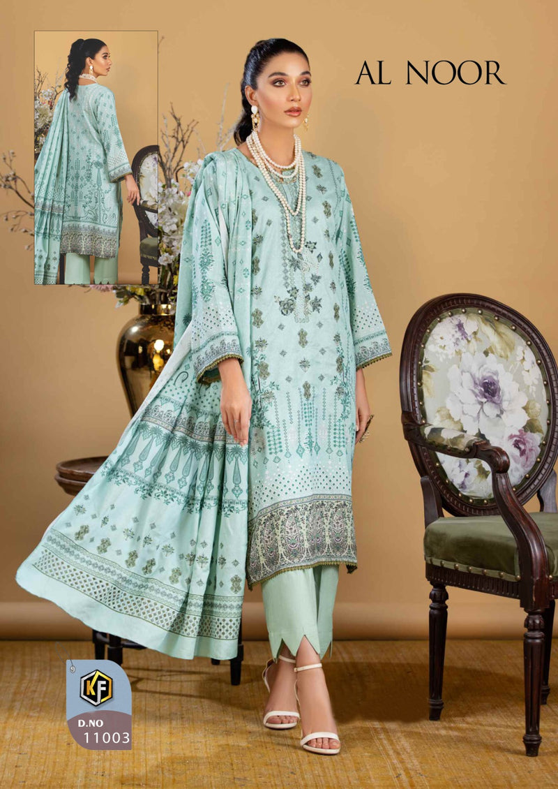 Keval Fab Al Noor Vol 11 Heavy Cotton Print Karachi Printed Designer Salwar Kameez