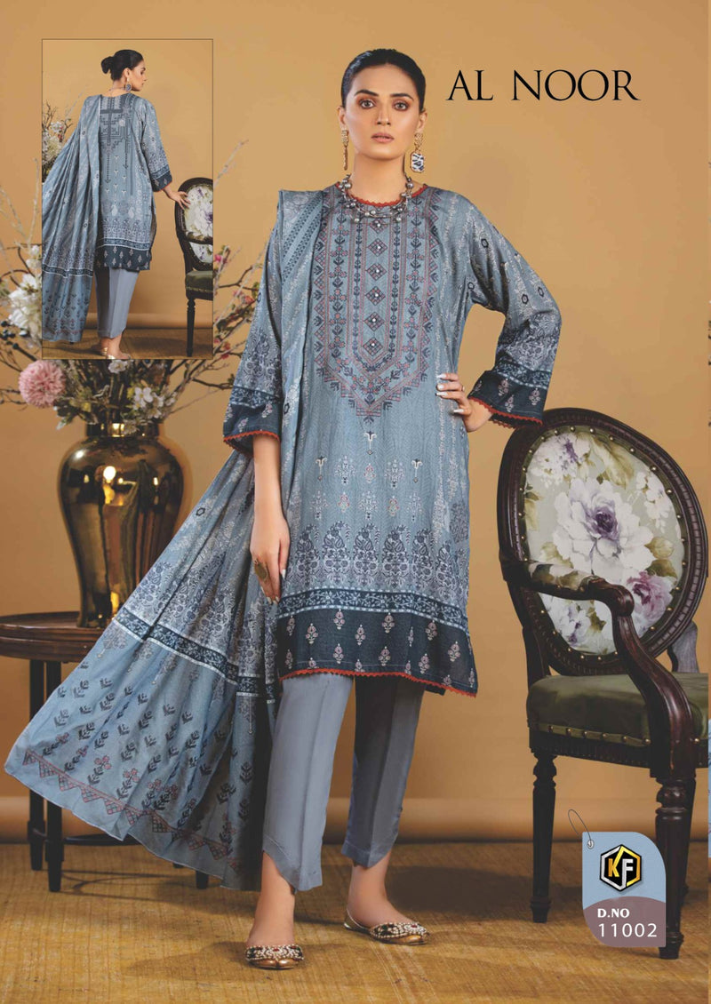 Keval Fab Al Noor Vol 11 Heavy Cotton Print Karachi Printed Designer Salwar Kameez